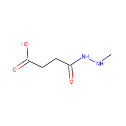 CNNC(=O)CCC(=O)O ZINC000095555065