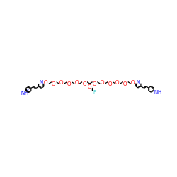 CNc1ccc(/C=C/c2ccc(OCCOCCOCCOCCOCCOCC(COCCOCCOCCOCCOCCOc3ccc(/C=C/c4ccc(NC)cc4)cn3)OCCF)nc2)cc1 ZINC000150541046