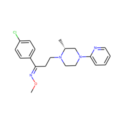 CO/N=C(\CCN1CCN(c2ccccn2)C[C@H]1C)c1ccc(Cl)cc1 ZINC000036216739