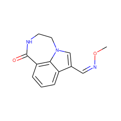 CO/N=C\c1cn2c3c(cccc13)C(=O)NCC2 ZINC000013584515