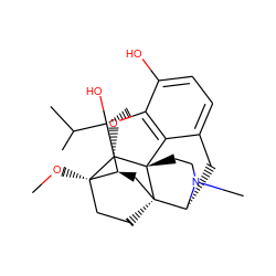 CO[C@@]12CC[C@@]3(C[C@@H]1[C@](C)(O)C(C)C)[C@H]1Cc4ccc(O)c5c4[C@@]3(CCN1C)[C@H]2O5 ZINC000100825037