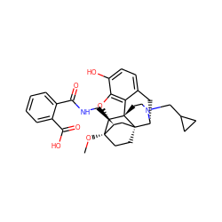 CO[C@@]12CC[C@@]3(C[C@@H]1CNC(=O)c1ccccc1C(=O)O)[C@H]1Cc4ccc(O)c5c4[C@@]3(CCN1CC1CC1)[C@H]2O5 ZINC000220555401