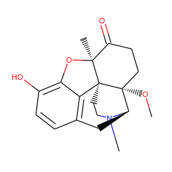 CO[C@@]12CCC(=O)[C@]3(C)Oc4c(O)ccc5c4[C@]13CCN(C)[C@@H]2C5 ZINC000003982101