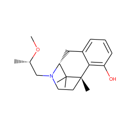 CO[C@@H](C)CN1CC[C@@]2(C)c3c(O)cccc3C[C@@H]1C2(C)C ZINC000013475585