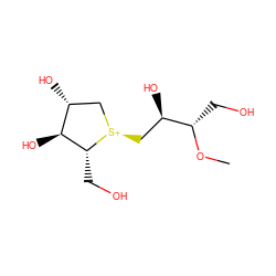 CO[C@@H](CO)[C@H](O)C[S@+]1C[C@@H](O)[C@H](O)[C@H]1CO ZINC000071341698