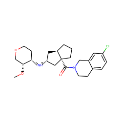 CO[C@@H]1COCC[C@@H]1N[C@@H]1C[C@H]2CCC[C@@]2(C(=O)N2CCc3ccc(Cl)cc3C2)C1 ZINC000095594112