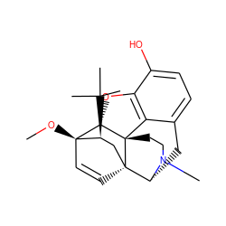 CO[C@]12C=C[C@@]3(C[C@@H]1C(C)(C)C)[C@H]1Cc4ccc(O)c5c4[C@@]3(CCN1C)[C@H]2O5 ZINC000049071881