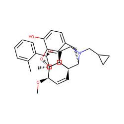 CO[C@]12C=C[C@@]3(C[C@]1(C)[C@H](O)c1ccccc1C)[C@H]1Cc4ccc(O)c5c4[C@@]3(CCN1CC1CC1)[C@H]2O5 ZINC000473135862