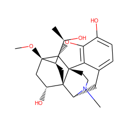 CO[C@]12C[C@@H](O)[C@@]3(C[C@@H]1[C@@H](C)O)[C@H]1Cc4ccc(O)c5c4[C@@]3(CCN1C)[C@H]2O5 ZINC000028824088