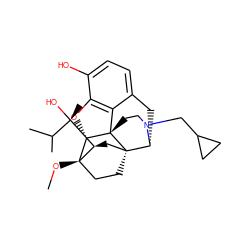 CO[C@]12CC[C@@]3(C[C@@H]1[C@@](C)(O)C(C)C)[C@H]1Cc4ccc(O)c5c4[C@@]3(CCN1CC1CC1)[C@H]2O5 ZINC000095586162