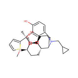 CO[C@]12CC[C@@]3(C[C@@H]1[C@](C)(O)c1cccs1)[C@H]1Cc4ccc(O)c5c4[C@@]3(CCN1CC1CC1)[C@H]2O5 ZINC000169338648