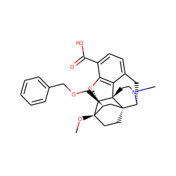 CO[C@]12CC[C@@]3(C[C@@H]1COCc1ccccc1)[C@H]1Cc4ccc(C(=O)O)c5c4[C@@]3(CCN1C)[C@H]2O5 ZINC000148676607