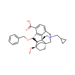 CO[C@]12CC[C@@]3(C[C@@H]1COCc1ccccc1)[C@H]1Cc4ccc(C(=O)O)c5c4[C@@]3(CCN1CC1CC1)[C@H]2O5 ZINC000148742394