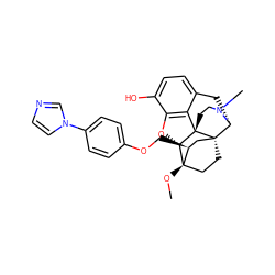 CO[C@]12CC[C@@]3(C[C@@H]1COc1ccc(-n4ccnc4)cc1)[C@H]1Cc4ccc(O)c5c4[C@@]3(CCN1C)[C@H]2O5 ZINC000114759285