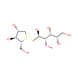 CO[C@H]([C@H](O)C[S@@+]1C[C@@H](O)[C@H](O)[C@H]1CO)[C@H](O)[C@@H](O)CO ZINC000071787443