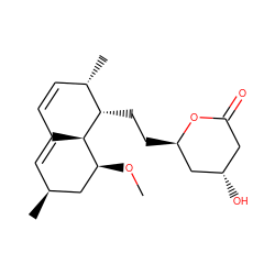 CO[C@H]1C[C@@H](C)C=C2C=C[C@H](C)[C@H](CC[C@@H]3C[C@@H](O)CC(=O)O3)[C@H]21 ZINC000013823430