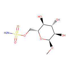 CO[C@H]1O[C@H](COS(N)(=O)=O)[C@@H](O)[C@H](O)[C@H]1O ZINC000066111582