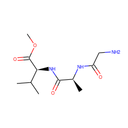 COC(=O)[C@@H](NC(=O)[C@H](C)NC(=O)CN)C(C)C ZINC000653827936