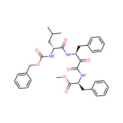 COC(=O)[C@H](Cc1ccccc1)NC(=O)C(=O)[C@H](Cc1ccccc1)NC(=O)[C@@H](CC(C)C)NC(=O)OCc1ccccc1 ZINC000028105190