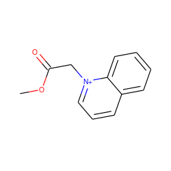 COC(=O)C[n+]1cccc2ccccc21 ZINC000003168169