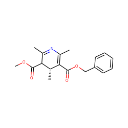 COC(=O)C1C(C)=NC(C)=C(C(=O)OCc2ccccc2)[C@@H]1C ZINC000026753279