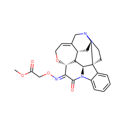 COC(=O)CO/N=C1/C(=O)N2c3ccccc3[C@@]34CCN5CC6=CCO[C@@H]1[C@@H]([C@H]23)[C@H]6C[C@H]54 ZINC001772589600