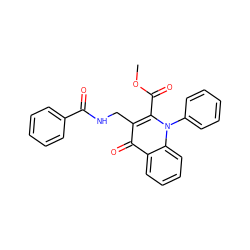 COC(=O)c1c(CNC(=O)c2ccccc2)c(=O)c2ccccc2n1-c1ccccc1 ZINC000096170243