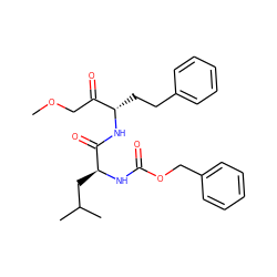 COCC(=O)[C@H](CCc1ccccc1)NC(=O)[C@H](CC(C)C)NC(=O)OCc1ccccc1 ZINC000013818716