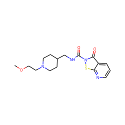 COCCN1CCC(CNC(=O)n2sc3ncccc3c2=O)CC1 ZINC000169711347