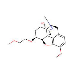 COCCO[C@H]1CC[C@@]2(O)[C@H]3Cc4ccc(OC)c5c4[C@@]2(CCN3C)[C@H]1O5 ZINC000199515992