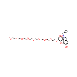 COCCOCCOCCOCCOCCOCCOCCOCCO[C@H]1CC[C@@]2(O)[C@H]3Cc4ccc(O)c5c4[C@@]2(CCN3CC2CCC2)[C@@H]1O5 ZINC000204928999