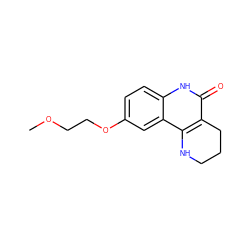 COCCOc1ccc2[nH]c(=O)c3c(c2c1)NCCC3 ZINC000118734497