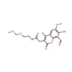 COCOCCNC(=O)Cc1c(C)c2cc(OC)c(O)c(C=O)c2oc1=O ZINC000164914291