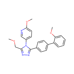 COCc1nnc(-c2ccc(-c3ccccc3OC)cc2)n1-c1ccc(OC)nc1 ZINC000040880886