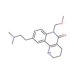 COCn1c(=O)c2c(c3cc(CCN(C)C)ccc31)NCCC2 ZINC000118734409