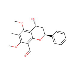 COc1c(C)c(OC)c2c(c1C=O)O[C@H](c1ccccc1)C[C@H]2O ZINC000103298376