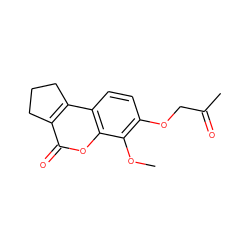 COc1c(OCC(C)=O)ccc2c3c(c(=O)oc12)CCC3 ZINC000045496407