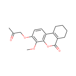 COc1c(OCC(C)=O)ccc2c3c(c(=O)oc12)CCCC3 ZINC000045496939