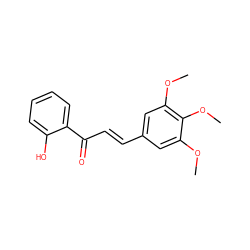 COc1cc(/C=C/C(=O)c2ccccc2O)cc(OC)c1OC ZINC000004042476