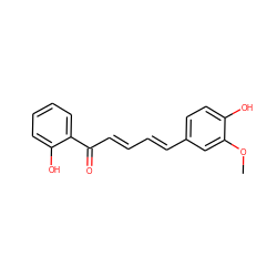 COc1cc(/C=C/C=C/C(=O)c2ccccc2O)ccc1O ZINC000095590968