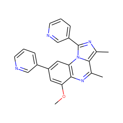 COc1cc(-c2cccnc2)cc2c1nc(C)c1c(C)nc(-c3cccnc3)n12 ZINC000653784970