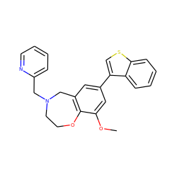 COc1cc(-c2csc3ccccc23)cc2c1OCCN(Cc1ccccn1)C2 ZINC000064103073