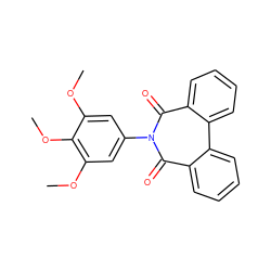 COc1cc(-n2c(=O)c3ccccc3c3ccccc3c2=O)cc(OC)c1OC ZINC000071331658