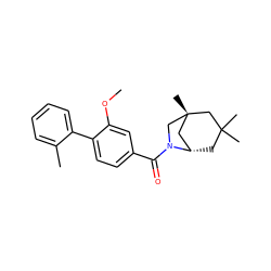 COc1cc(C(=O)N2C[C@@]3(C)C[C@@H]2CC(C)(C)C3)ccc1-c1ccccc1C ZINC000049792632