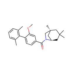 COc1cc(C(=O)N2C[C@]3(C)C[C@H]2CC(C)(C)C3)ccc1-c1c(C)cccc1C ZINC000049036451