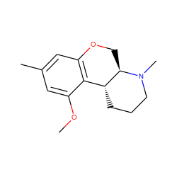 COc1cc(C)cc2c1[C@H]1CCCN(C)[C@@H]1CO2 ZINC000027850736