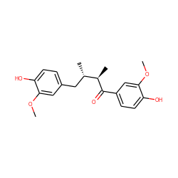 COc1cc(C[C@H](C)[C@@H](C)C(=O)c2ccc(O)c(OC)c2)ccc1O ZINC000006020988