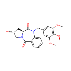 COc1cc(CN2C(=O)[C@@H]3C[C@@H](O)CN3C(=O)c3ccccc32)cc(OC)c1OC ZINC000035089186