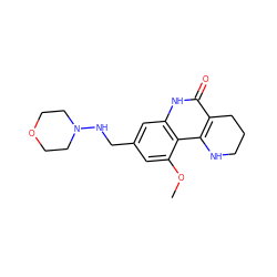 COc1cc(CNN2CCOCC2)cc2[nH]c(=O)c3c(c12)NCCC3 ZINC000118734423