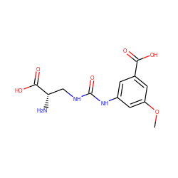 COc1cc(NC(=O)NC[C@H](N)C(=O)O)cc(C(=O)O)c1 ZINC000199076983